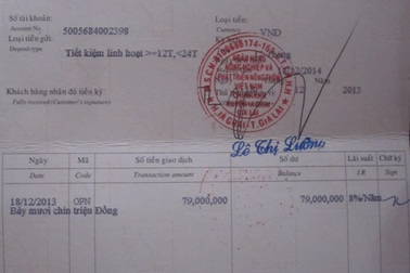 Lập sổ tiết kiệm 79 triệu đồng giúp mẹ con chị Tăm