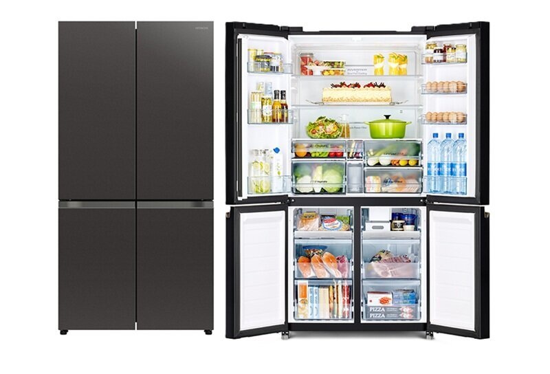 Top tủ lạnh Hitachi 4 cánh mặt gương sang trọng đáng mua năm 2026