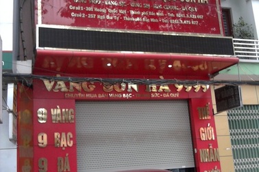 Tiệm vàng bị trộm đột nhập rạng sáng nay 