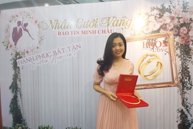Mua trang sức cưới Bảo Tín Minh Châu trúng thưởng gấp 4 lần giá trị