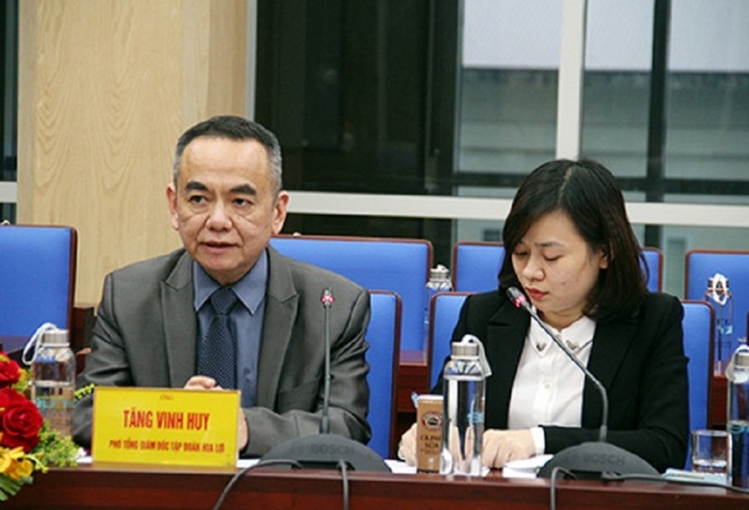 Ông Tăng Vinh Huy, Phó Tổng Giám đốc Tập đoàn Hoa. Ảnh: Nghean.gov.vn