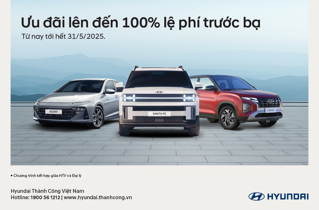 Hyundai Thành Công triển khai chương trình ưu đãi lên đến 100% lệ phí trước bạ - 1 Hyundai Thành Công triển khai chương trình ưu đãi lên đến 100% lệ phí trước bạ - 1