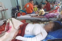 Giận chồng, người phụ nữ đang mang thai đổ xăng tự thiêu