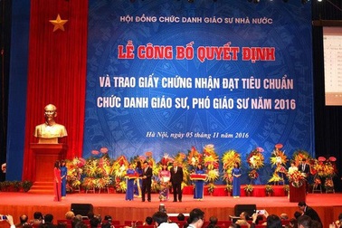 Đã công nhận 1.131 ứng viên GS,PGS đạt tiêu chuẩn, không có đơn thư tố cáo