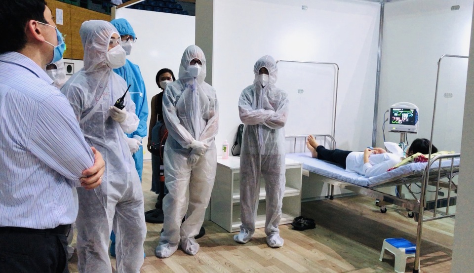 Diễn tập ứng phó tình huống khó tại bệnh viện dã chiến - 7