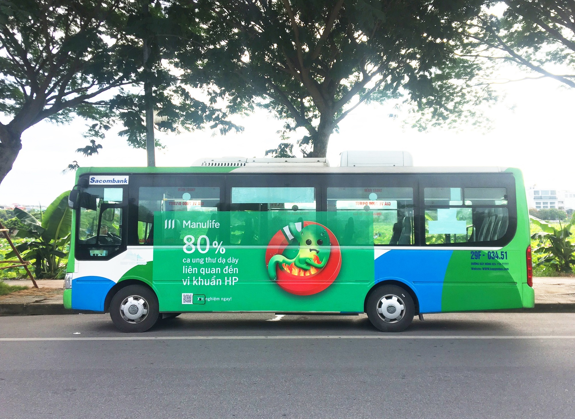 Otobüslerde sindirim sistemi hastalıklarıyla ilgili mesaj büyük ilgi gördü - 3 Thông điệp về bệnh lý tiêu hóa trên xe buýt được nhiều người chú ý - 3