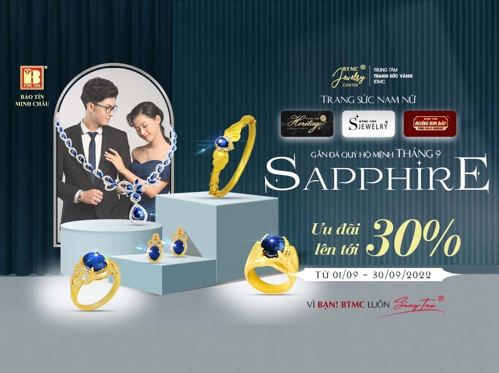 Tháng 9 lấp lánh đá sapphire - Vẻ đẹp của sự tinh tế - 1