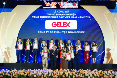 GELEX là một trong 50 doanh nghiệp tăng trưởng xuất sắc Việt Nam 2024