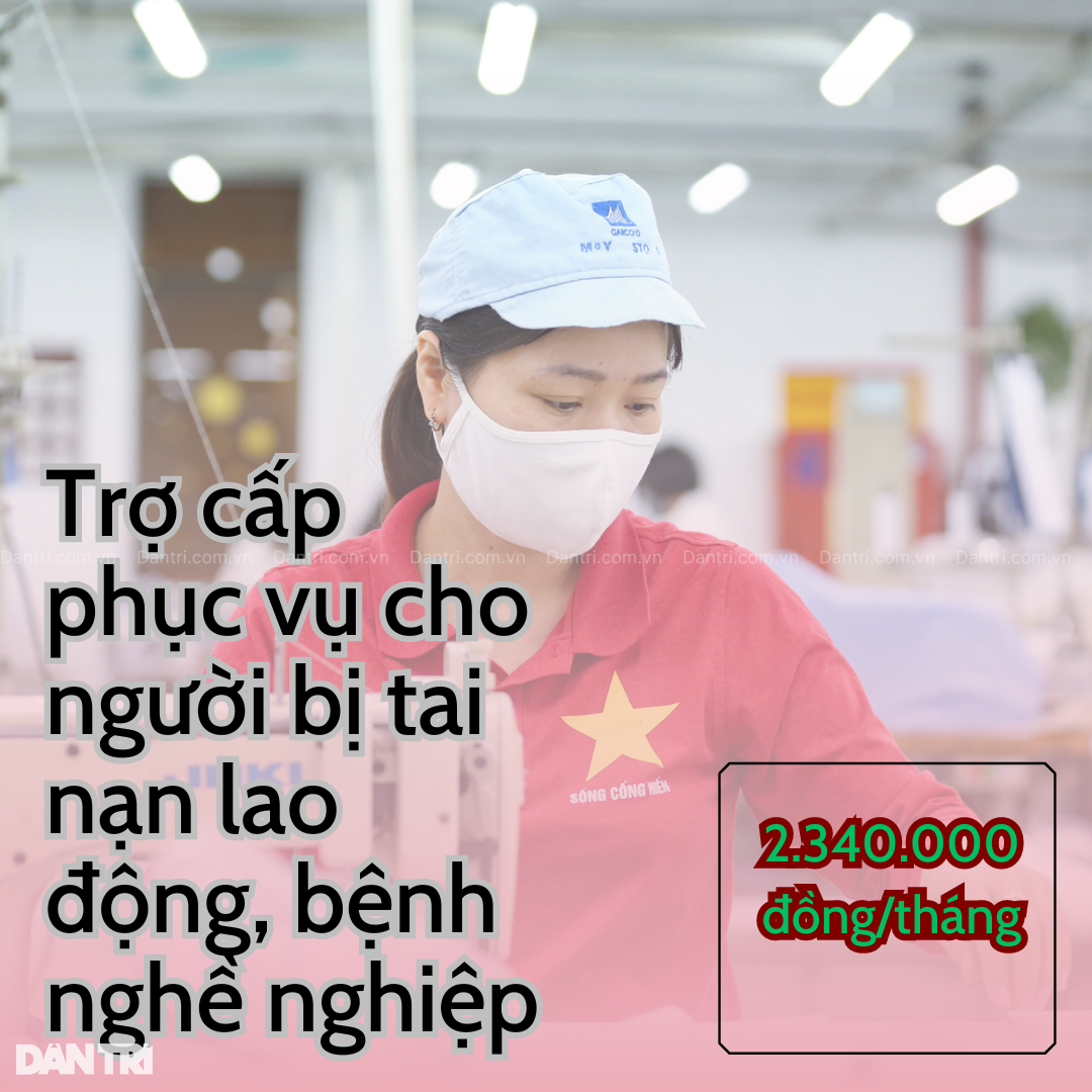Mức trợ cấp BHXH mới được điều chỉnh từ ngày 1/7/2024 - 6 Mức trợ cấp BHXH mới được điều chỉnh từ ngày 1/7/2024 - 6