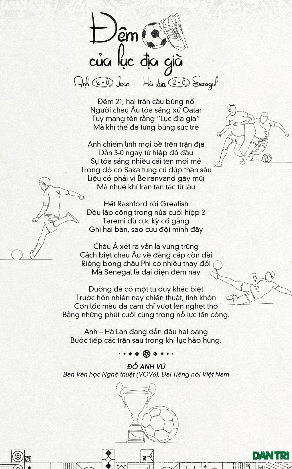 Thơ World Cup: Đêm của lục địa già - 1 Thơ World Cup: Đêm của lục địa già - 1