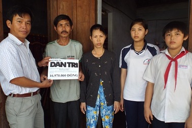 Gần 17 triệu đồng đến với người đàn bà bị xuất huyết não, chồng ruồng bỏ