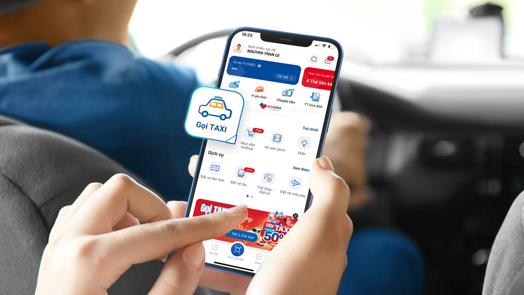Gọi taxi trên ví điện tử - 2 Gọi taxi trên ví điện tử - 2