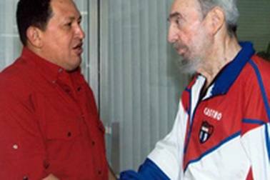 Castro, Chavez trò chuyện trực tiếp trên truyền hình
