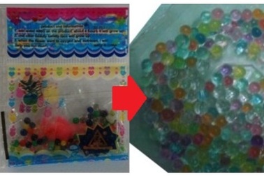 3 học sinh nhập viện sau khi chơi hạt nhựa nở