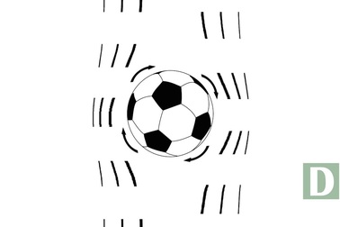 Khoa học vui: Vì sao khi sút bóng lại bay theo quỹ đạo cong?