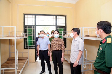 Vĩnh Phúc khẩn trương xây dựng khu cách ly sức chứa hơn 1.000 người