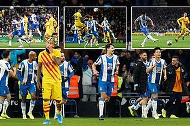 De Jong nhận thẻ đỏ, Barcelona bị Real Madrid cân bằng về điểm số