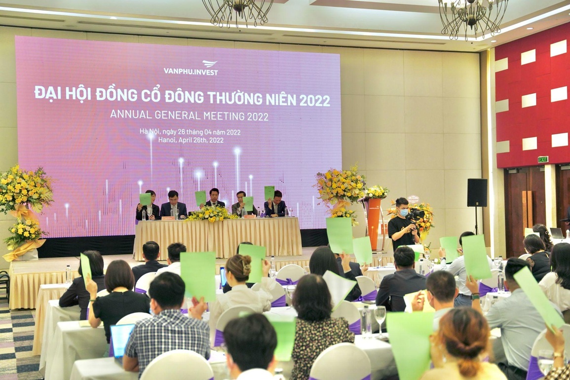 Văn Phú - Invest tổ chức thành công đại hội cổ đông 2022, chia cổ tức 10% - 1 Văn Phú - Invest tổ chức thành công đại hội cổ đông 2022, chia cổ tức 10% - 1