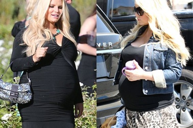 Jessica Simpson: Bụng bự vẫn làm phù dâu