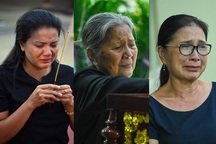 NSƯT Kim Xuân, Lê Thiện... khóc nức nở khi đến viếng Lê Bình