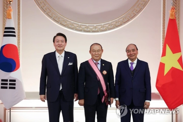 HLV Park Hang Seo nhận Huân chương Heungin ở Hàn Quốc