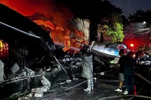 Công an Hà Nội thông tin về vụ cháy xưởng 700m2 gần Nhà máy diêm Thống Nhất