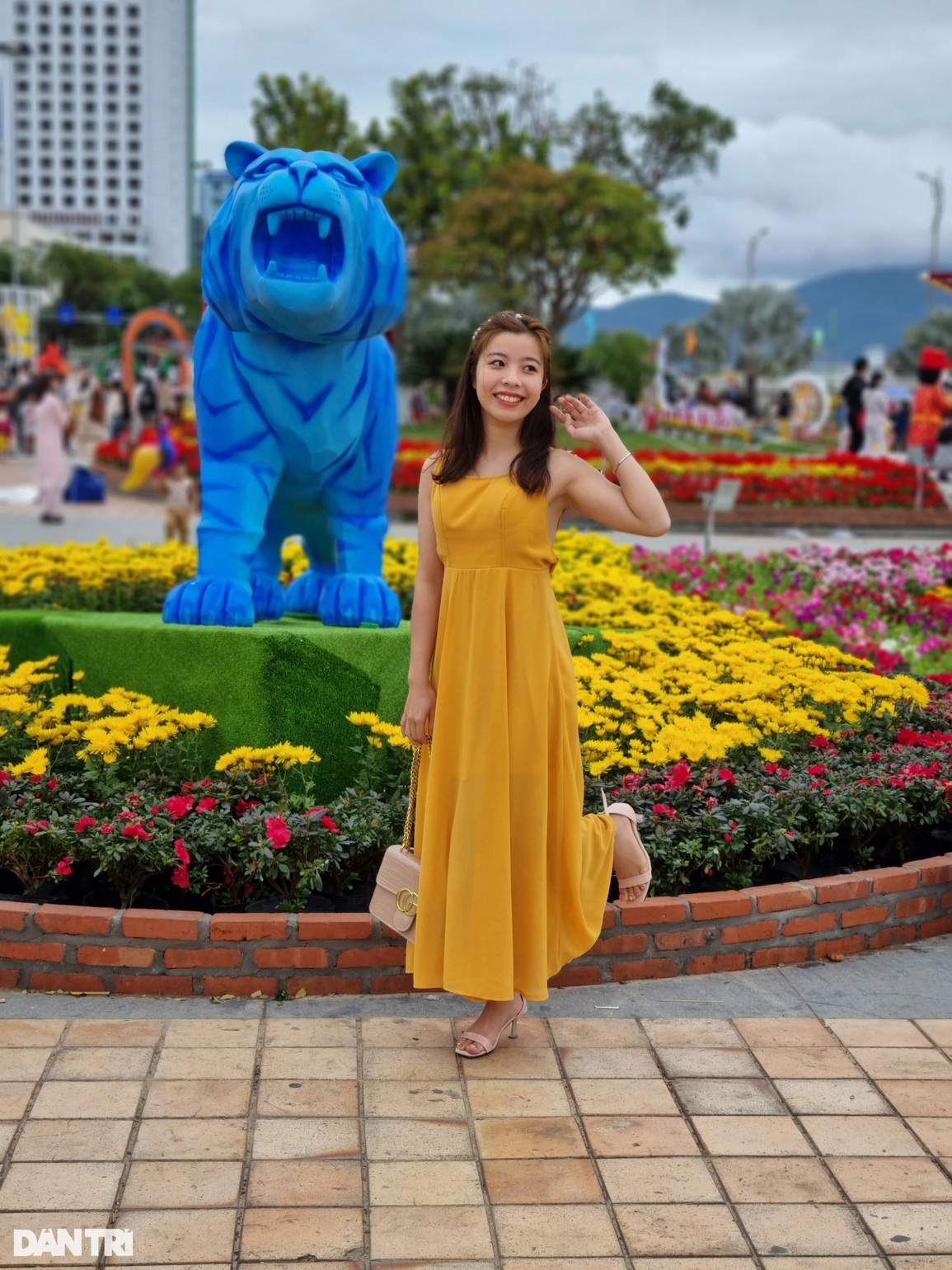 Người dân Đà Nẵng đổ về đường hoa du xuân đầu năm mới - 6 Người dân Đà Nẵng đổ về đường hoa du xuân đầu năm mới - 6