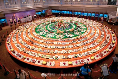 Chiêm ngưỡng bàn tiệc gồm 1088 món, trị giá 2310 tỷ đồng