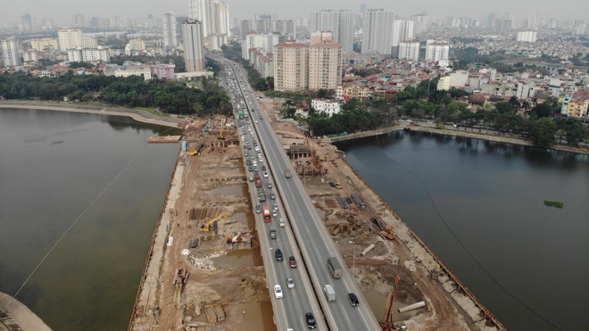 Toàn cảnh dự án đường vành đai 3 dưới thấp qua hồ Linh Đàm - 2 Toàn cảnh dự án đường vành đai 3 dưới thấp qua hồ Linh Đàm - 2