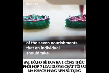 Ứng dụng công nghệ in 3D tạo ra vitamin tổng hợp toàn diện nhất!