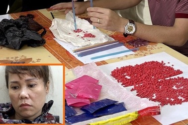 Tóm gọn "nữ quái" tàng trữ hơn 2.000 viên ma túy tổng hợp