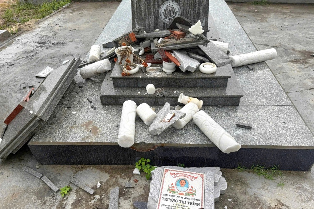 Công an điều tra việc mộ Mẹ Việt Nam anh hùng bị đập phá - 2