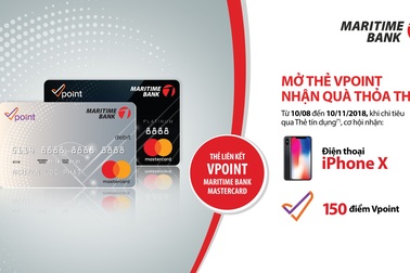 ‘Tích điểm muôn nơi, chi tiêu cực hời’ với thẻ liên kết Vpoint - Maritime Bank
