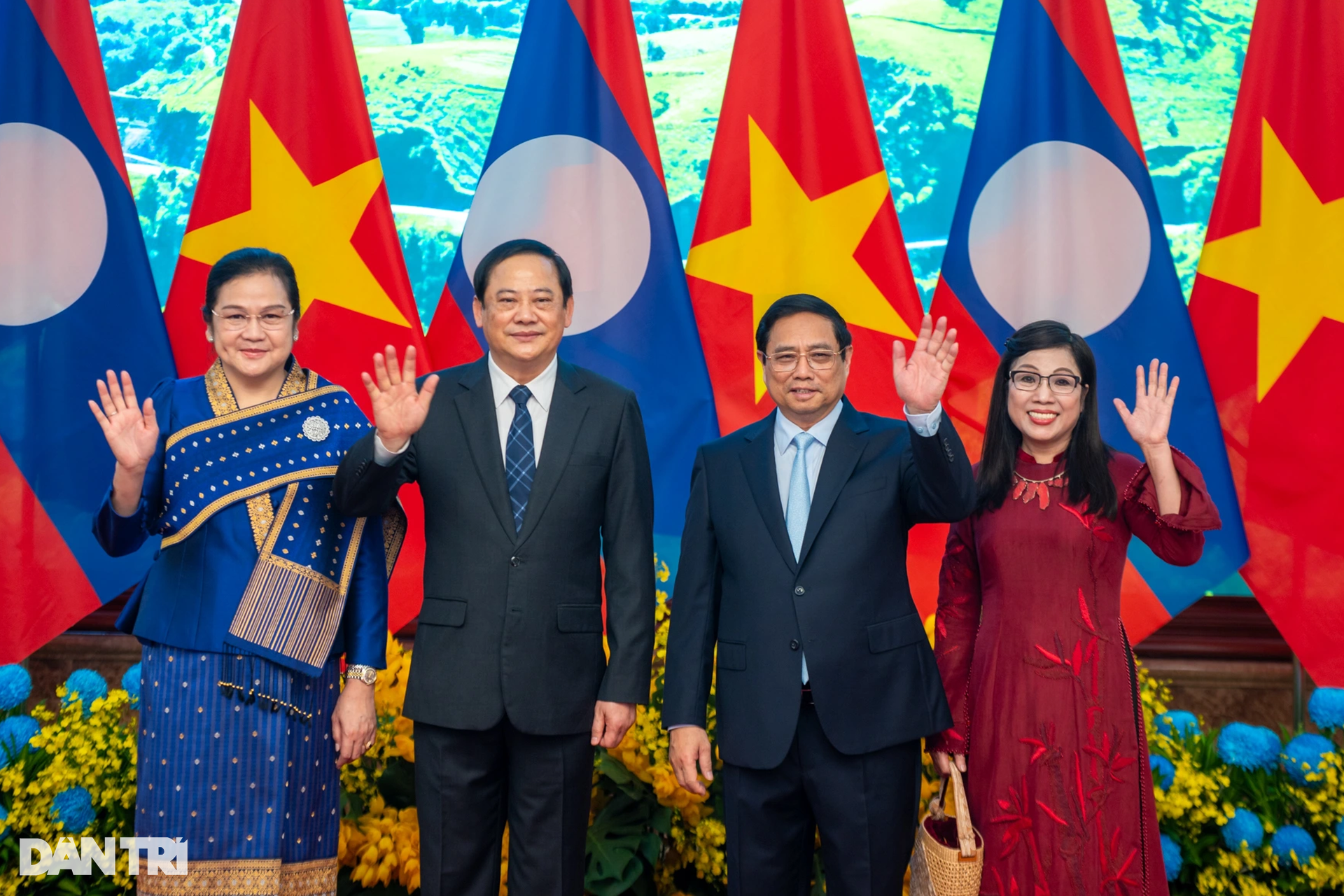 Thủ tướng Phạm Minh Chính chủ trì lễ đón Thủ tướng Lào thăm Việt Nam - 5 Thủ tướng Phạm Minh Chính chủ trì lễ đón Thủ tướng Lào thăm Việt Nam - 5