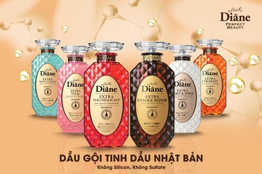 Moist Diane, thương hiệu dầu gội tinh dầu, không silicon Nhật Bản đã phủ sóng khắp Việt Nam