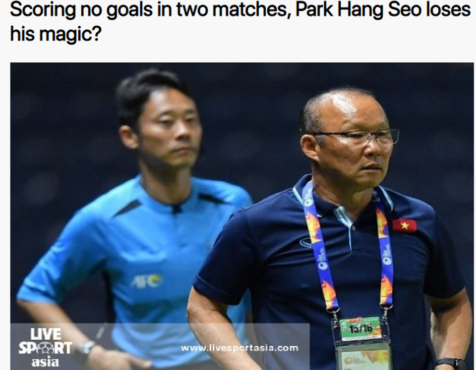 Báo châu Á: “HLV Park Hang Seo đã hết phép?” - 1