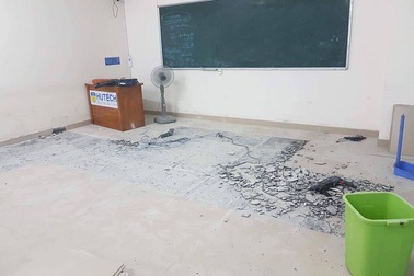 ĐH Hutech: Phó Hiệu trưởng khẳng định không có chuyện tòa nhà bị rung lắc