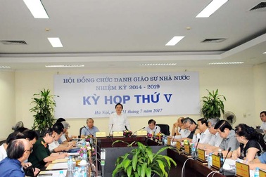 Đảm bảo chất lượng xét công nhận tiêu chuẩn chức danh GS,PGS năm 2017