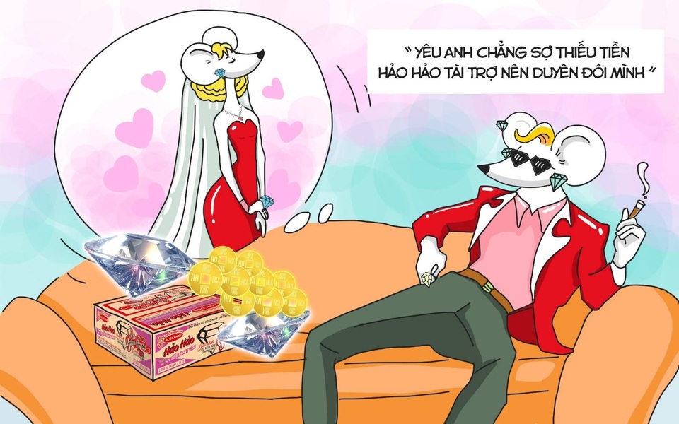 Điên đảo “quăng thính” cùng Hảo Hảo mùa Valentine - 1 Điên đảo “quăng thính” cùng Hảo Hảo mùa Valentine - 1