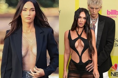 Megan Fox táo bạo diện áo lưới không "nội y"