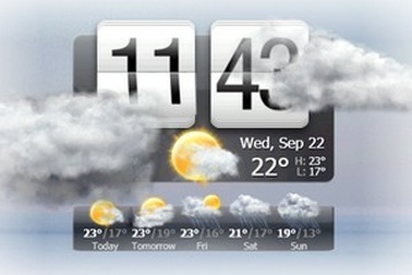 Phần mềm dự báo thời tiết với hiệu ứng động đẹp mắt cho Windows
