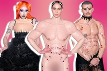 Người mẫu mặc phục trang tạo hiệu ứng khỏa thân gây sửng sốt