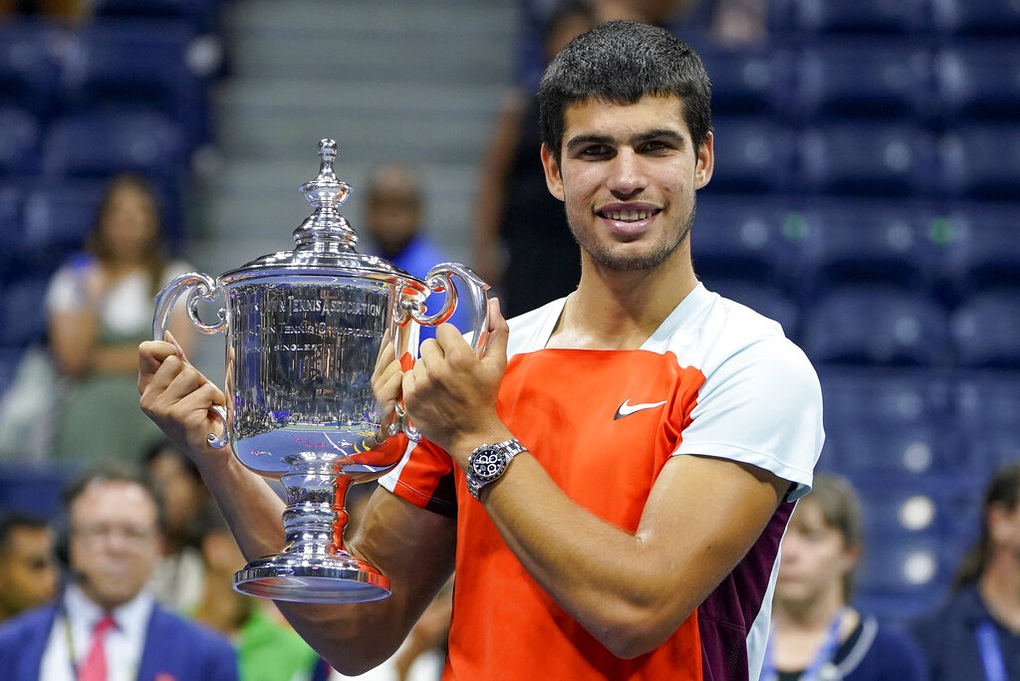 Alcaraz lập mưa kỷ lục sau chức vô địch US Open 2022 - 1 Alcaraz lập mưa kỷ lục sau chức vô địch US Open 2022 - 1