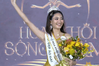 Hoa khôi Sông Vàm 2022: Cô gái đăng quang sau 3 lần thi nhan sắc liên tiếp