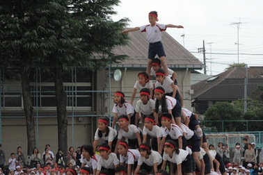 Vào ngày hội thao lớn nhất của học sinh tiểu học Nhật