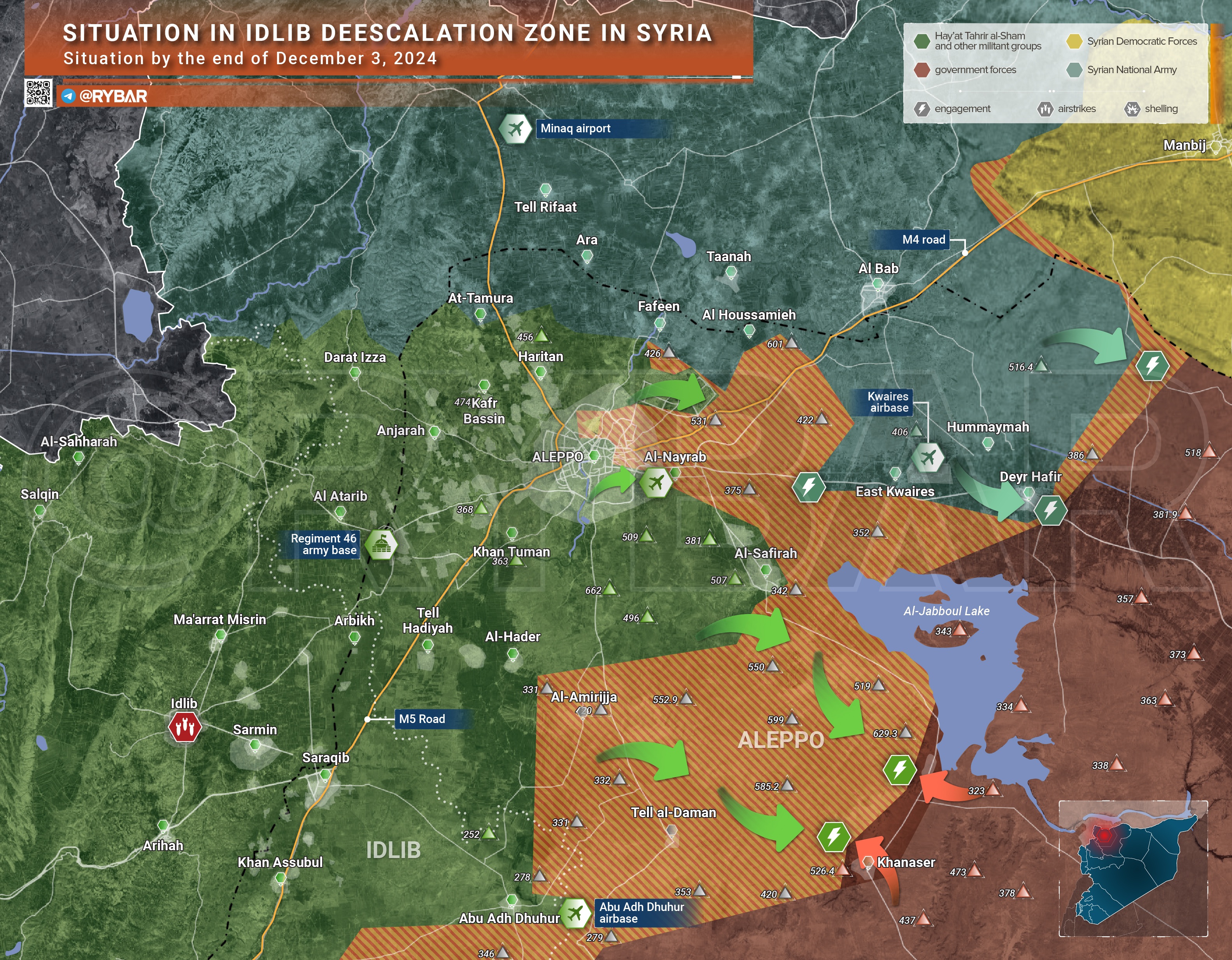 Không quân Nga - Syria ném bom dồn dập, chặn bước tiến lực lượng nổi dậy - 3