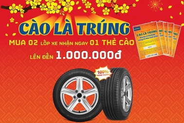 Mua lốp Goodyear, cào là trúng ngay