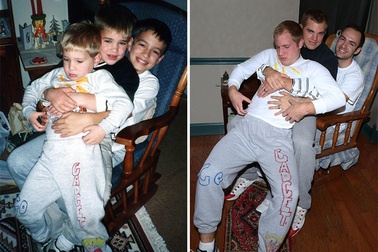 Ba anh em hài hước tái hiện "tuổi thơ dữ dội"