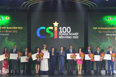 VCCI vinh danh 100 "Doanh nghiệp bền vững Việt Nam 2022"