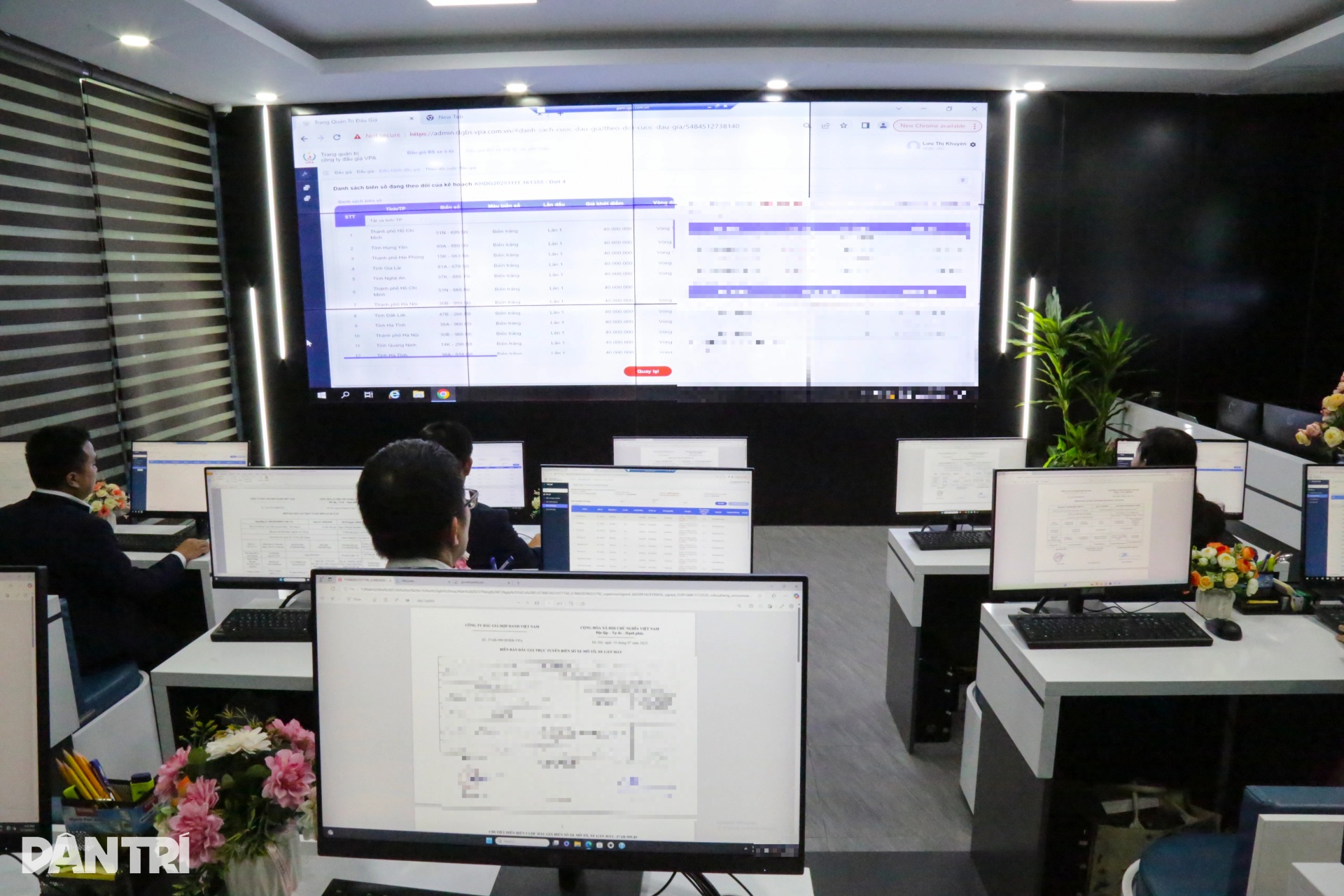 Bên trong nơi tổ chức đấu giá trực tuyến biển số xe - 7